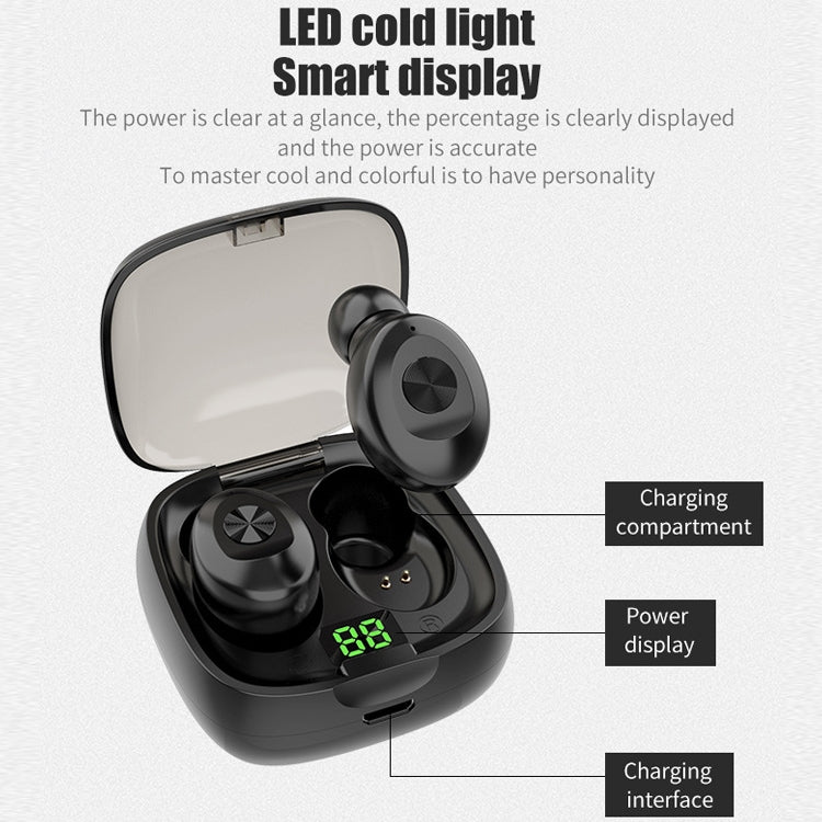 Écouteurs Bluetooth tactiles à affichage numérique XG-8 TWS avec boîtier de charge magnétique