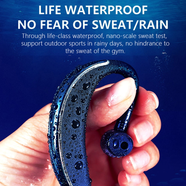 Écouteurs Bluetooth sport stéréo sans fil V7 de style professionnel, Bluetooth 5.0, prise en charge de l'annonce du nom de l'appelant