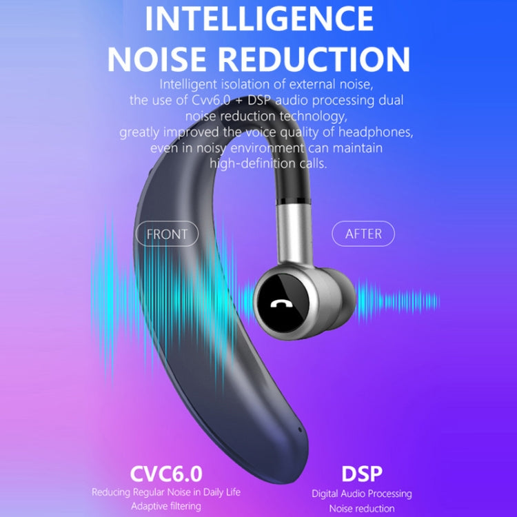 Écouteurs Bluetooth sport stéréo sans fil V7 de style professionnel, Bluetooth 5.0, prise en charge de l'annonce du nom de l'appelant