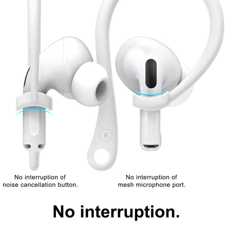 Pour écouteurs AirPods 1 / 2 / Pro anti-perte en silicone avec crochets d'oreille