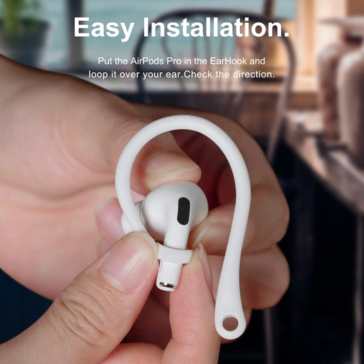 Pour écouteurs AirPods 1 / 2 / Pro anti-perte en silicone avec crochets d'oreille