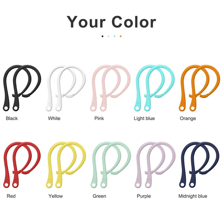Pour écouteurs AirPods 1 / 2 / Pro anti-perte en silicone avec crochets d'oreille