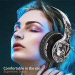 Casque sans fil Bluetooth V5.0 à motif graffiti B1