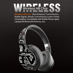 Casque sans fil Bluetooth V5.0 à motif graffiti B1