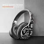 Casque sans fil Bluetooth V5.0 à motif graffiti B1