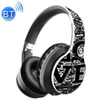 Casque sans fil Bluetooth V5.0 à motif graffiti B1