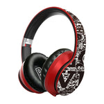 Casque sans fil Bluetooth V5.0 à motif graffiti B1