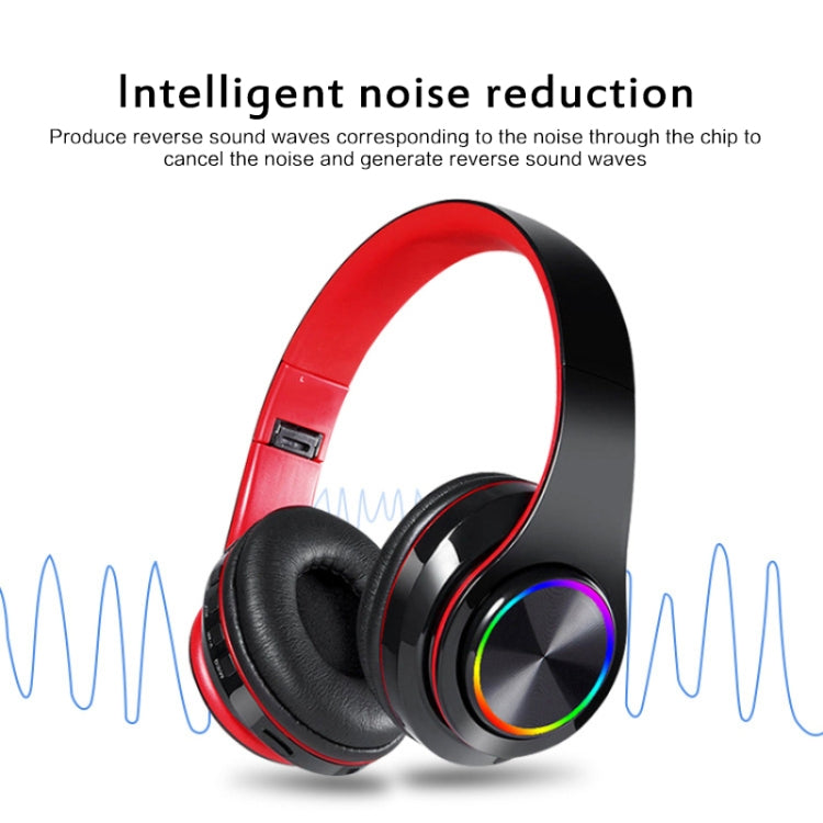 Casque Bluetooth sans fil B39 V5.0, B39 (rouge), B39 (blanc), B39 (bleu), B39 (noir et rouge), B39 (noir)