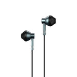 Écouteurs Stéréo Intra-Auriculaires Métalliques REMAX RM-201 avec Commande Filaire + Micro, Supporte les Appels Mains Libres