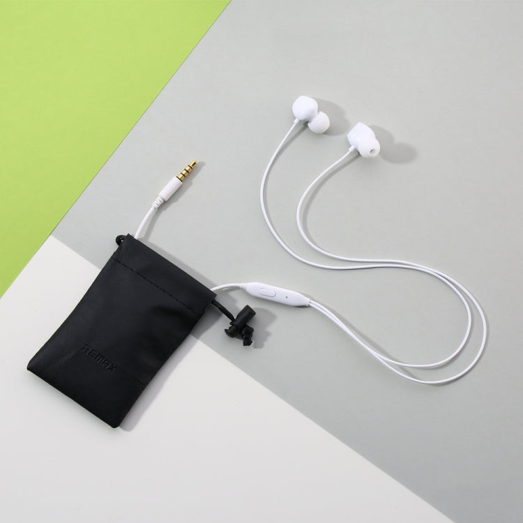 Écouteurs Stéréo Intra-Auriculaires REMAX RM-550 avec Broche Dorée 3,5 mm, Contrôle Filaire et Micro, Support Mains-Libres