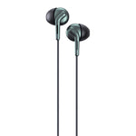 Écouteurs Stéréo Intra-auriculaires REMAX RM-595 3.5mm à Broche Dorée, en Métal à Double Action, avec Commande Filaire + Micro, Prise en Charge des Appels Mains Libres