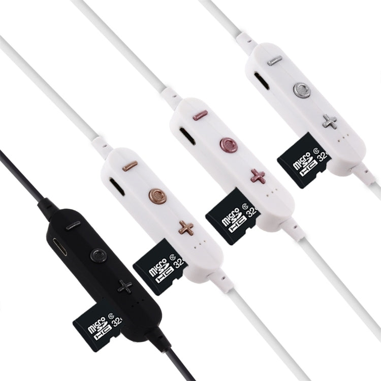 Écouteurs Bluetooth F17 avec tour de cou, compatible lecture de musique, gestion des pistes, contrôle du volume et appels