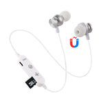 Écouteurs Bluetooth F17 avec tour de cou, compatible lecture de musique, gestion des pistes, contrôle du volume et appels