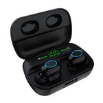 Écouteurs Bluetooth tactiles S11 TWS avec boîtier de charge magnétique, support d'affichage LED à trois écrans de puissance