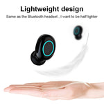 Écouteurs Bluetooth tactiles S11 TWS avec boîtier de charge magnétique, support d'affichage LED à trois écrans de puissance