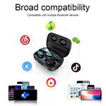 Écouteurs Bluetooth tactiles S11 TWS avec boîtier de charge magnétique, support d'affichage LED à trois écrans de puissance