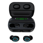 Écouteurs Bluetooth tactiles S11 TWS avec boîtier de charge magnétique, support d'affichage LED à trois écrans de puissance