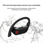 Écouteurs Bluetooth sport sans fil Q83 intra-auriculaires avec boîtier de charge, prend en charge l'affichage LED de la puissance à trois écrans et la fonction de banque d'alimentation, Q83