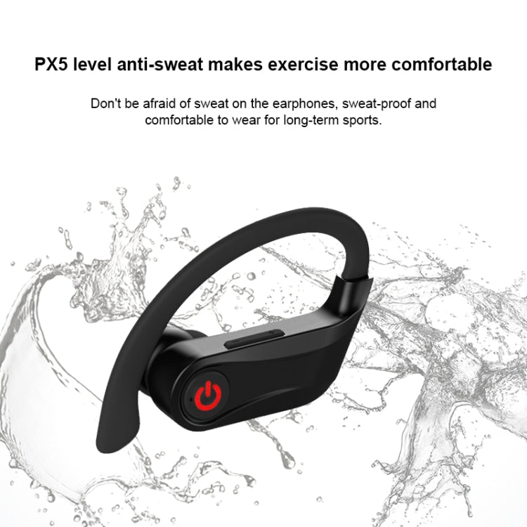 Écouteurs Bluetooth sport sans fil Q83 intra-auriculaires avec boîtier de charge, prend en charge l'affichage LED de la puissance à trois écrans et la fonction de banque d'alimentation, Q83