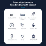 Écouteurs Bluetooth sport sans fil Q83 intra-auriculaires avec boîtier de charge, prend en charge l'affichage LED de la puissance à trois écrans et la fonction de banque d'alimentation, Q83