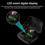 Écouteurs Bluetooth sport sans fil Q83 intra-auriculaires avec boîtier de charge, prend en charge l'affichage LED de la puissance à trois écrans et la fonction de banque d'alimentation, Q83