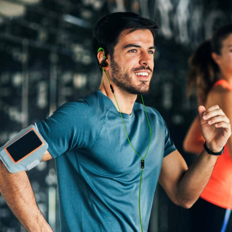 Mucro MB-232 Écouteurs de sport intra-auriculaires filaires avec crochets d'oreille pour la course à pied et la gym