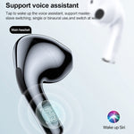 Écouteurs Bluetooth étanches TWS IPX4 Lenovo LivePods LP40 d'origine avec boîtier de charge, prennent en charge le toucher et les appels HD et Siri et la commutation maître-esclave, LivePods LP40