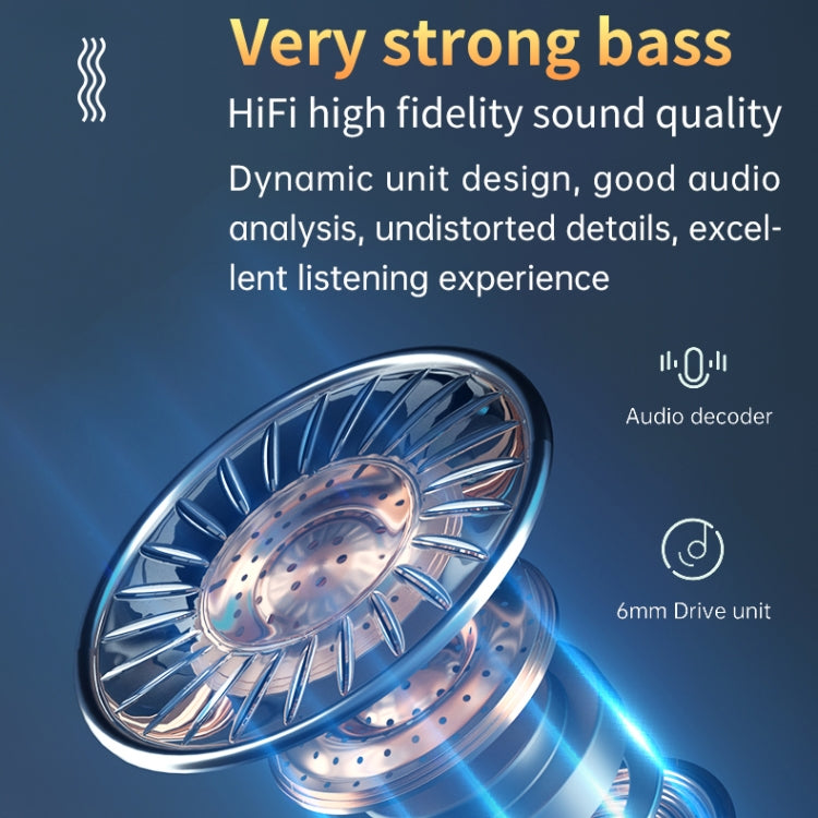 Écouteurs Bluetooth sans fil M9 TWS 5.1 avec affichage numérique miroir et boîtier de charge, lampe de poche, prise en charge tactile et Siri et affichage de la batterie, M9 (noir)