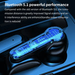 Écouteurs Bluetooth sans fil M19 TWS 5.1 avec affichage numérique et boîtier de chargement, prise en charge tactile et Siri et affichage de la batterie