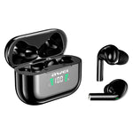awei T29P Bluetooth V5.0 Écran numérique LED Casque TWS de sport véritablement sans fil étanche IPX4 avec étui de chargement