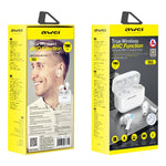 awei TA1 Bluetooth V5.0 Casque TWS sans fil véritable Sport ANC antibruit IPX4 étanche avec étui de chargement