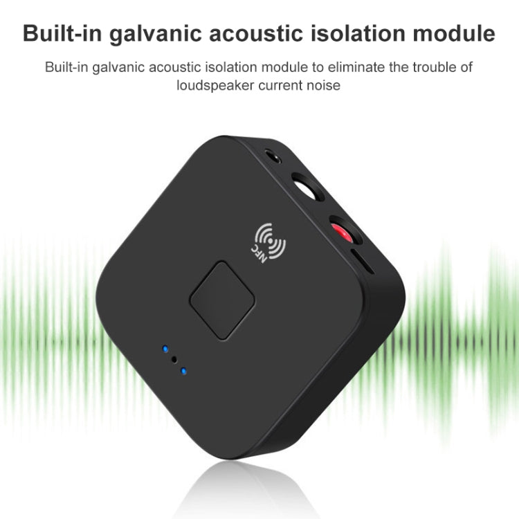 Récepteur Bluetooth 5.0 B11 Adaptateur audio AUX NFC vers 2 x RCA, B11