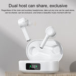 Écouteurs Bluetooth sans fil véritables MI4 Bluetooth 5.0 avec affichage numérique LED et réduction intelligente du bruit