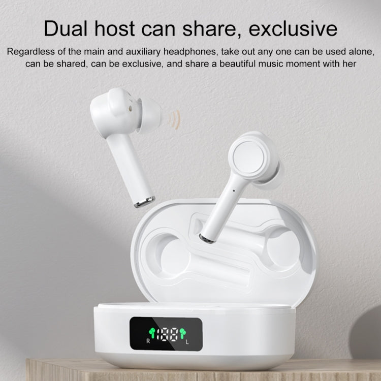 Écouteurs Bluetooth sans fil véritables MI4 Bluetooth 5.0 avec affichage numérique LED et réduction intelligente du bruit
