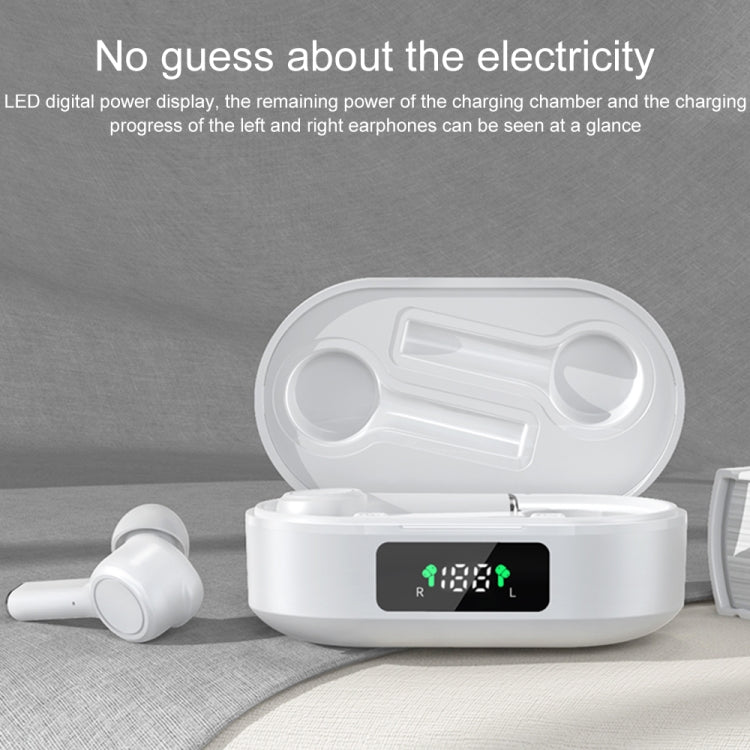 Écouteurs Bluetooth sans fil véritables MI4 Bluetooth 5.0 avec affichage numérique LED et réduction intelligente du bruit