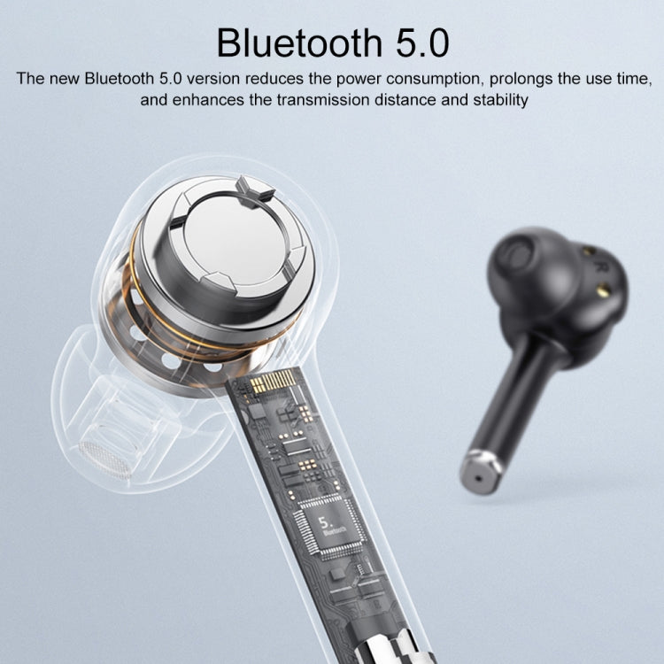 Écouteurs Bluetooth sans fil véritables MI4 Bluetooth 5.0 avec affichage numérique LED et réduction intelligente du bruit
