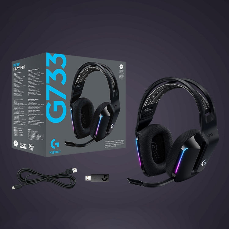 Casque de jeu sans fil RGB Logitech G733 LIGHT SPEED