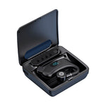 Écouteur Bluetooth sans fil V12 style intra-auriculaire affichage numérique LED intelligent, Bluetooth 5.2, avec boîtier de charge