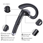 YYK-520 Écouteur Bluetooth Sans Fil Anti-Bruit avec Crochet d'Oreille Rotatif, Spécification: Version Simplifiée, YYK-520