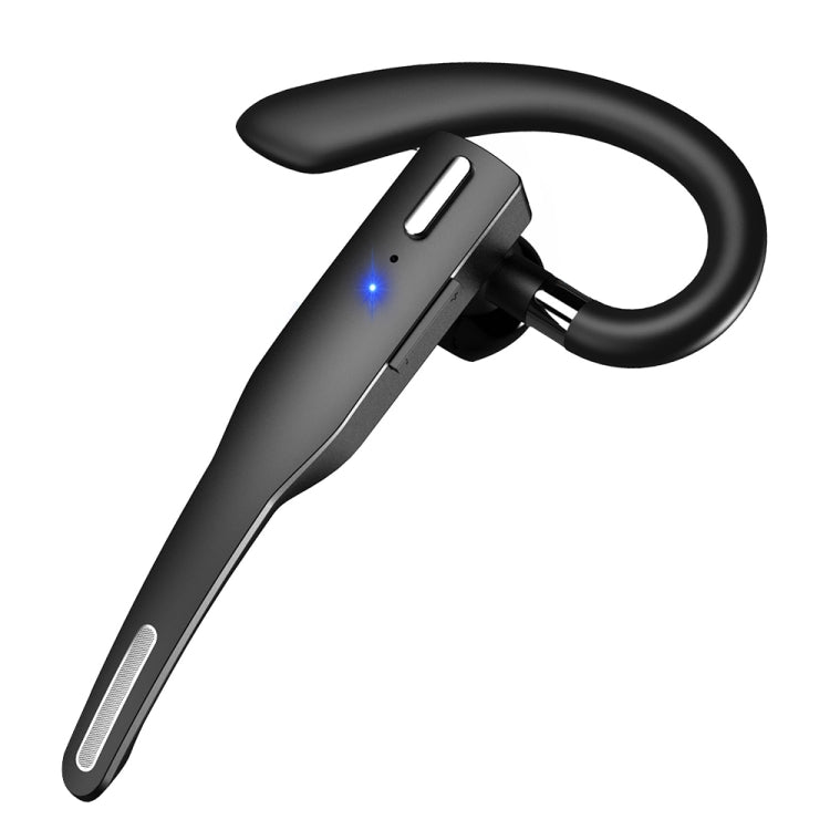 Écouteur Bluetooth sans fil à crochet d'oreille rotatif unique YYK-525 avec suppression du bruit et boîtier de charge et affichage numérique, YYK-525 avec boîtier de charge