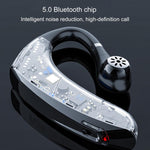 Écouteurs Bluetooth sans fil universels de style tour d'oreille DS800 Bluetooth 5.0 pour affaires et sport, version classique, version classique (noir), version classique (argent)