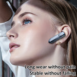Écouteur Bluetooth d'affaires unilatéral M81 avec réduction de bruit CVC, support Siri & One for Two