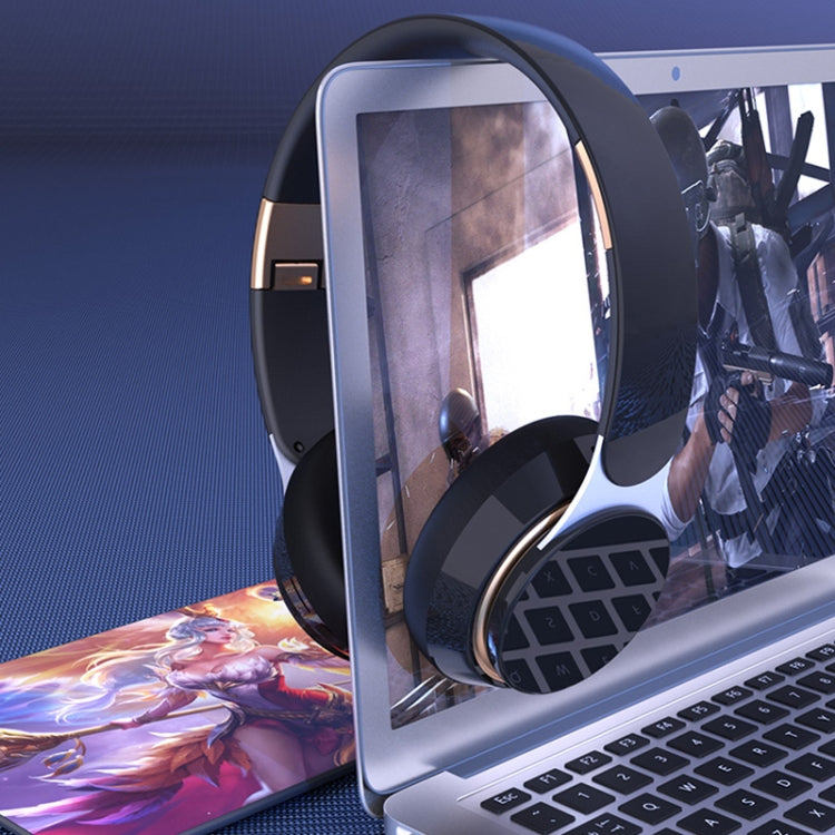 Casque de jeu sans fil pliable Bluetooth V5.0 avec microphone - 07S