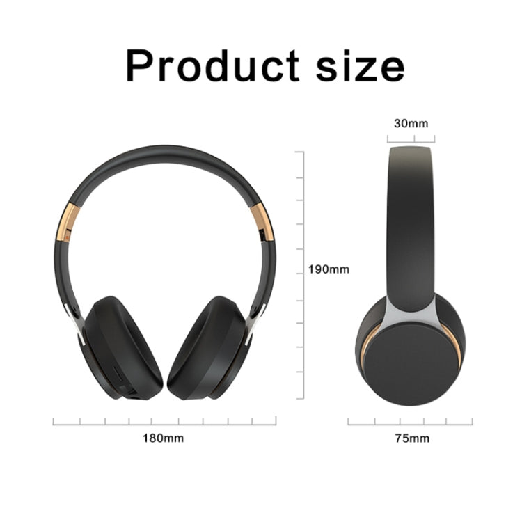 Casque de jeu sans fil pliable Bluetooth V5.0 avec microphone - 07S