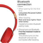 Casque de jeu sans fil pliable Bluetooth V5.0 avec microphone - 07S