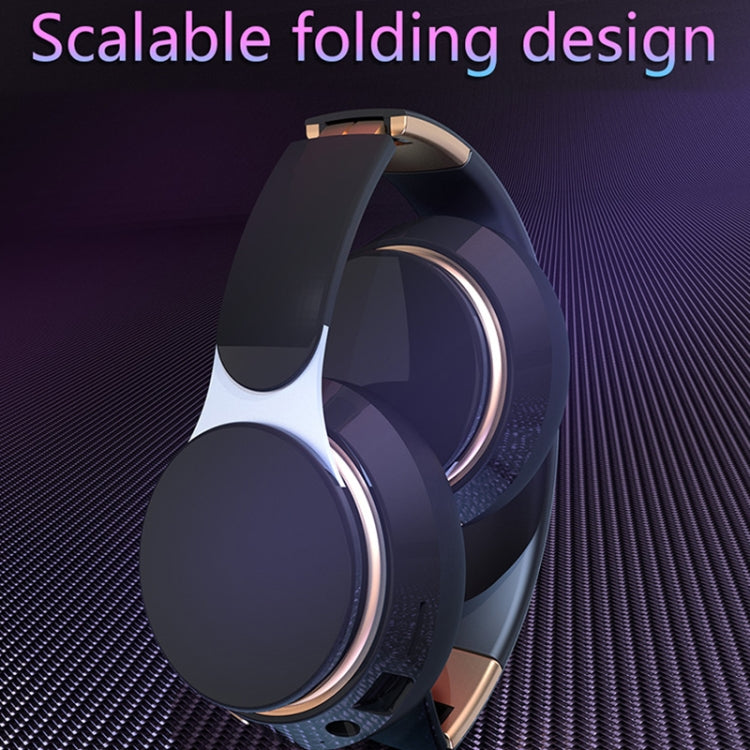 Casque de jeu sans fil pliable Bluetooth V5.0 avec microphone - 07S