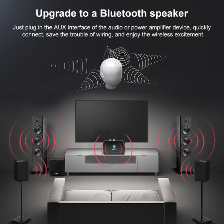 T36 Récepteur-Émetteur Bluetooth 5.0 NFC pour Casque Audio Voiture