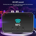T36 Récepteur-Émetteur Bluetooth 5.0 NFC pour Casque Audio Voiture