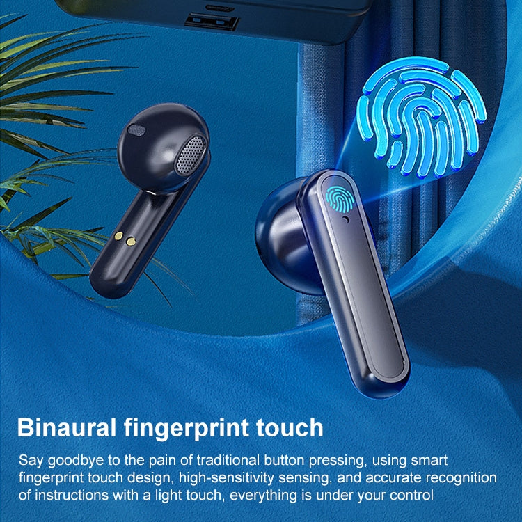 Écouteurs sans fil Bluetooth V9 Mirror Noodle avec compartiment de charge