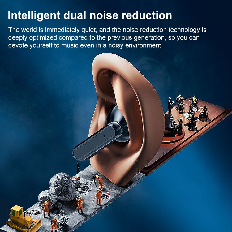 Écouteurs sans fil Bluetooth V9 Mirror Noodle avec compartiment de charge